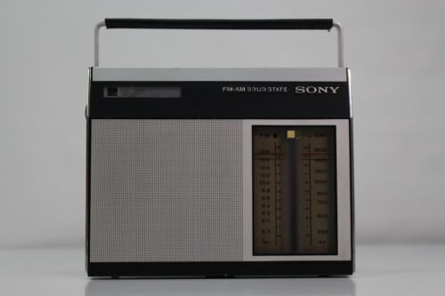 VTG Sony 6F-19W Radio FM/AM 9 Transistor Receiver 1970's Solid State Tokyo Japan - Picture 17 of 24