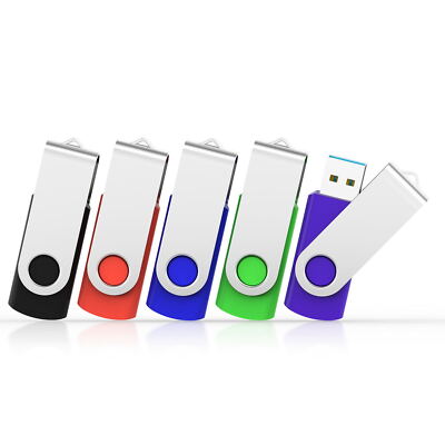LOT 1-128G 5/10PCS USB Flash Drive Pen Thumb Drive Jump Fold Memory Stick File