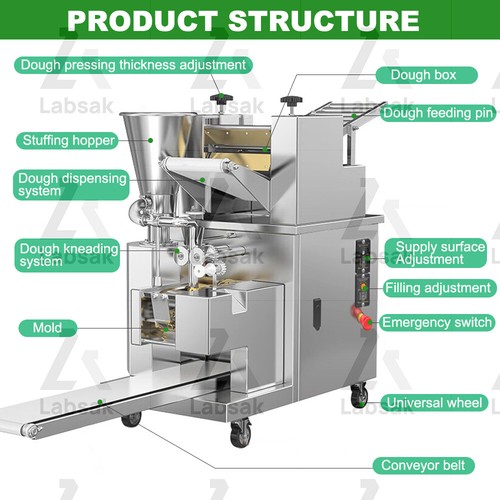 Automatic Big Size Empanada Machine Large Handmade Dumpling Samosa Making Machin - Picture 4 of 15
