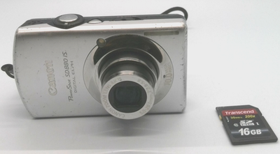 #ad #ad Canon PowerShot SD 880 IS 10MP Digital Camera 16GB SD Card No Charger Fair $89.99