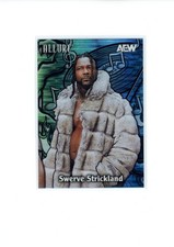 2026 UD Allure AEW Swerve Strickland #CF-19 Green-Blue Spectrum Color Flow 34/50