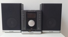 PURE SIROCCO Micro HiFi Music System CD DAB FM SD USB iPOD, VGC iPHONE AUX, VGC