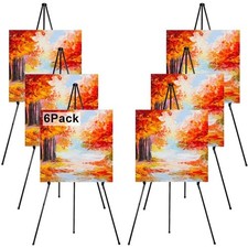 Adjustable Floor Easel Stand for Display Telescoping Metal Poster Easel for Arts