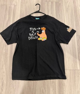 SpongeBob SquarePants 2002 T-Shirt Men's Size L, Vintage Y2K Nickelodeon Cartoon