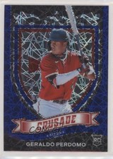 2021 Panini Chronicles Crusade Blue Velocity Prizm Geraldo Perdomo #8 8jt