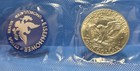 1973 S U.S. Eisenhower Silver Dollar Uncirculated in Blue Envelope w/OGP+COA — photo 4