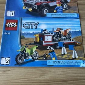 LEGO City - Dirt Bike Transporter - Manuals Only - 4433