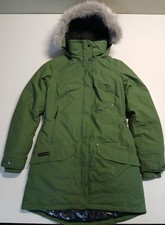 Columbia Omni Heat Insulated Jacket Size Medium W/ Hood Green