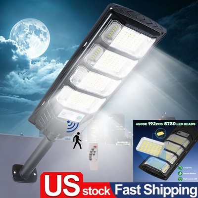 #ad Commercial 1000000LM LED Outdoor Dusk to Dawn Solar Street Light Road Area Lamp $15.99