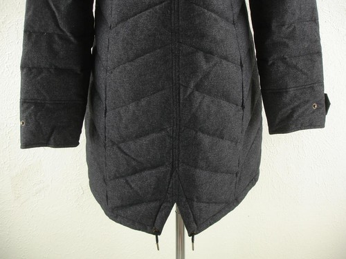 Damen S prAna Mona grau Daunen Puffer Stepp Jacke Mantel Parka Kapuze Full-Zip - Bild 10 von 24