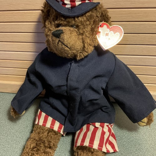 Ty Samuel Patriotic Bear 14” Beanie Baby - Picture 2 of 4