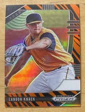 Landon Knack RC 2020 Panini Prizm Draft Picks Tiger Stripe Serial #90/99 Mint