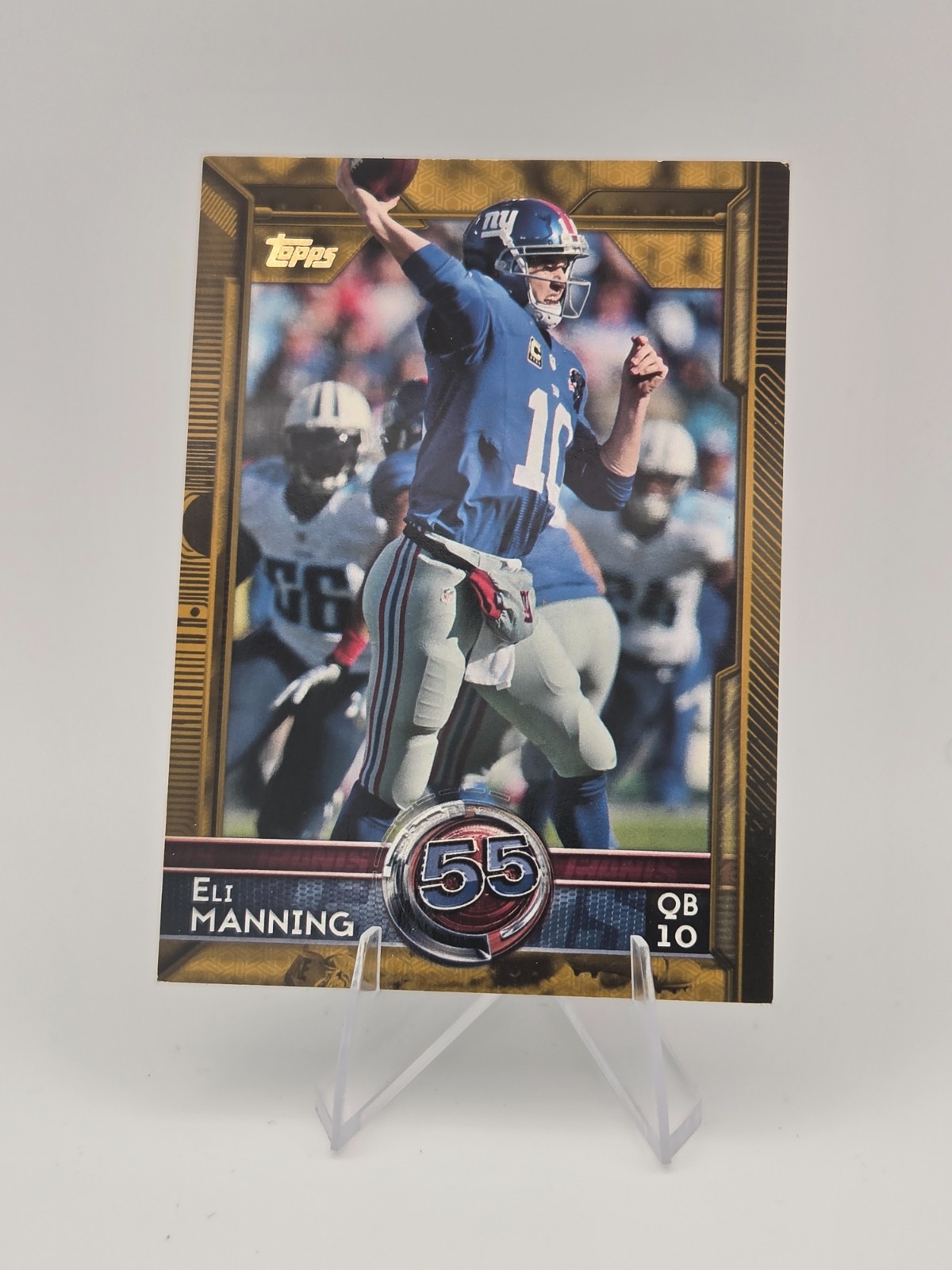 2015 Topps - Topp 60 Eli Manning #384 Gold 1191/2015