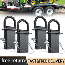 Stake Pocket D Rings 2x4 Trailer Tie Down Anchors Heavy Duty 18000lb 4pack
