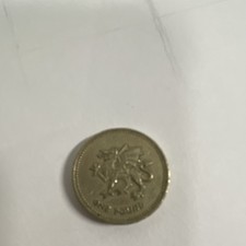 2000 Welsh Dragon £1 Coin