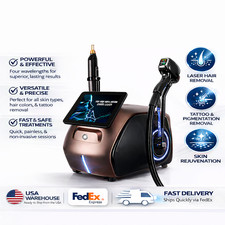 Painless 808nm DiodeLaser Hair Removal Pico Laser Tattoo Pigment Removal Machine