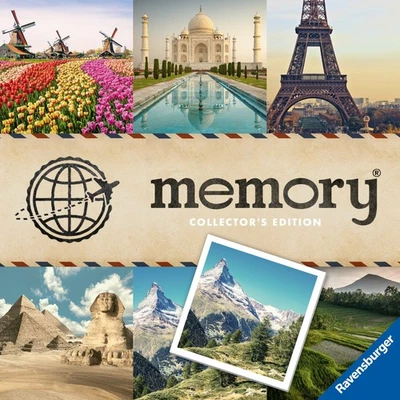 Ravensburger - Memory® Viaggi Collector's Edition, 64 Tessere, Gioco Da Tavolo,