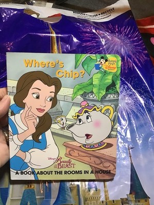 Disney Where  s Chip A Book About The Rooms In A House 
