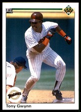 Tony Gwynn 1990 Upper Deck #344 Padres MLB READ FREE SHIPPING AutographDen