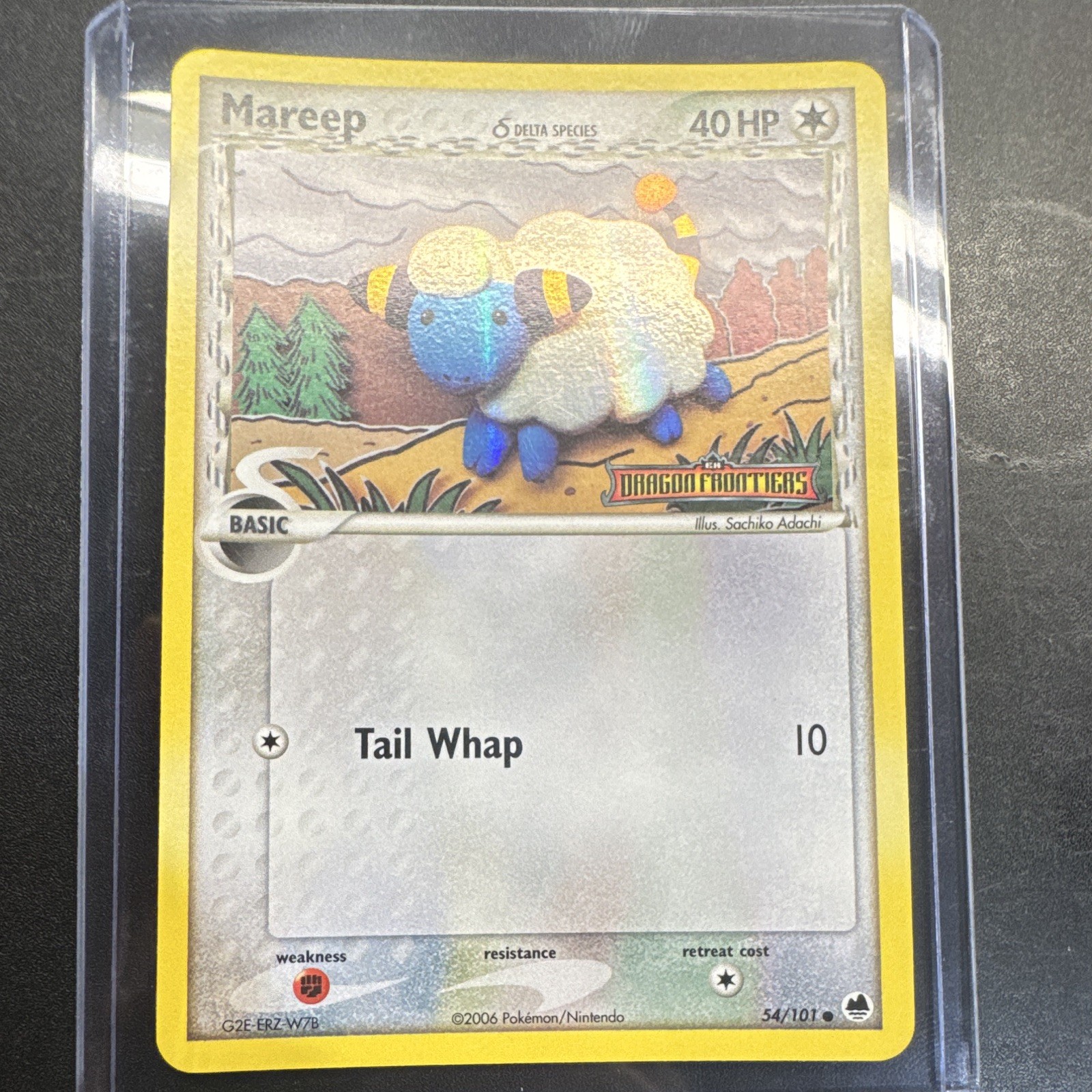 Mareep 54/101 Dragon Frontiers Reverse Holo Common 40 HP English
