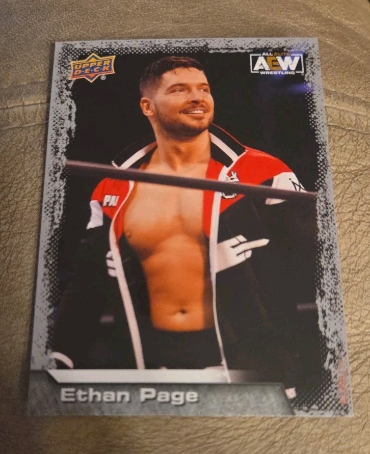 2022 Upper Deck AEW Wrestling #8 Ethan Page wrestling card