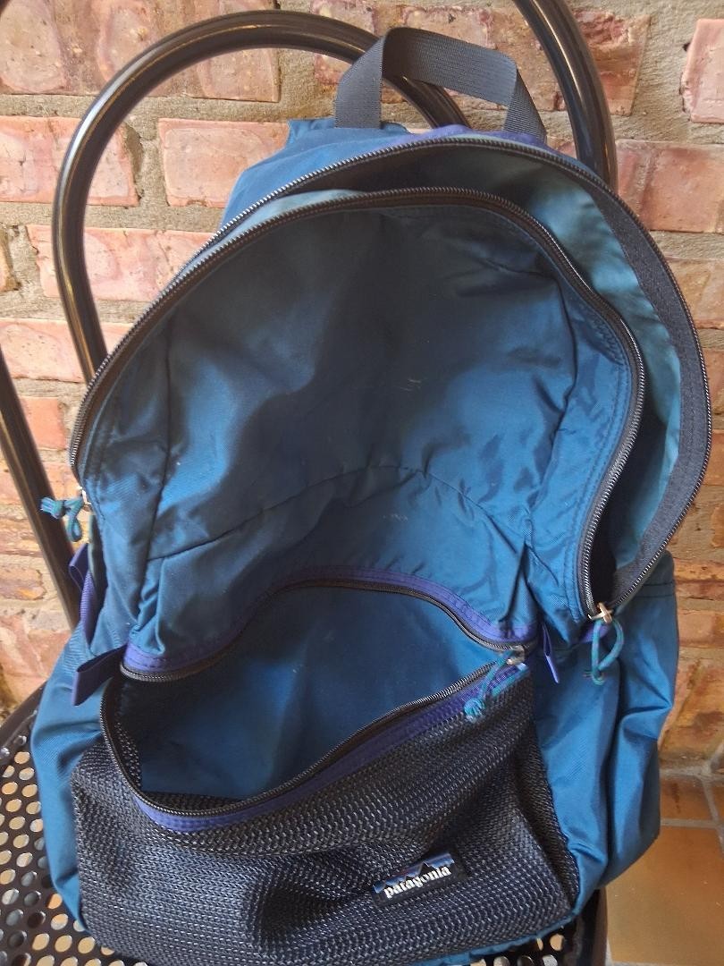 Vintage 1996 Patagonia Blue Mesh Lightweight Backpack Unisex Rare USA Made