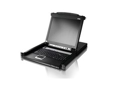 Aten CL5708M 8-Port 17in Single Rail LCD KVM ...