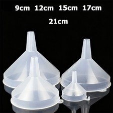 9cm - 21cm Transparent&nbsp; Plastic Funnel Kitchen Garage Car Oil fuel Spout Liquid