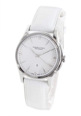 Unused HAMILTON Jazzmaster H32315811 White Automatic Women's Watch in Box