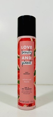 Love Beauty And Planet Day 2 Dry Shampoo, Juicy Grapefruit, 4.3oz, DISCONTINUED