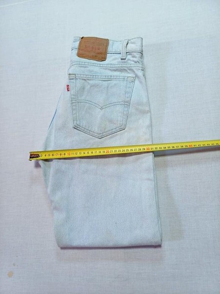 Men Levi's Jeans White Denim 33 / L / 48 #1XGK