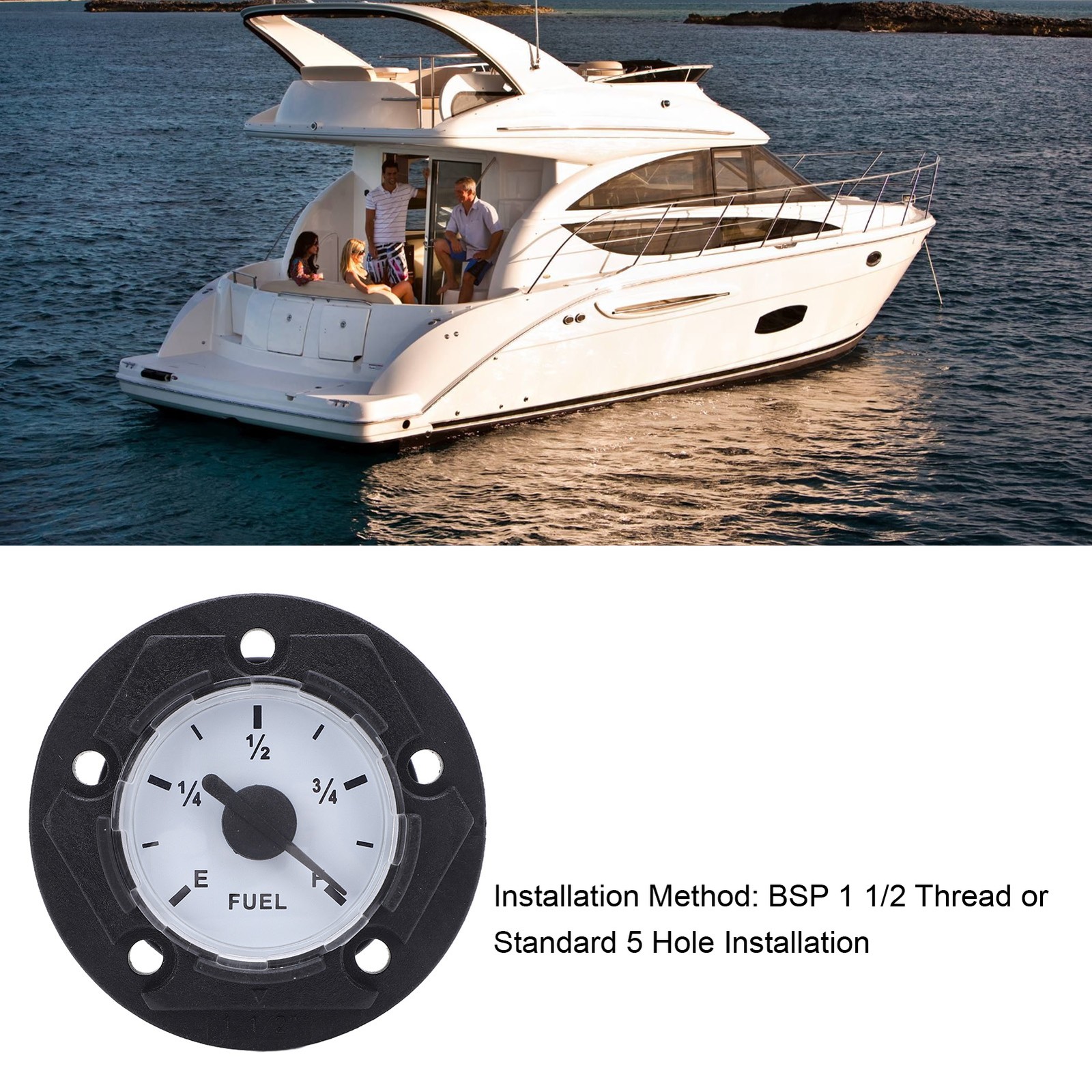 150mm Fuel Gauge Gas Cap High Accuracy Temperature Resistant Excellent Sealing