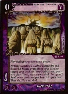 Ease the Transition - Forgotten Cities - Call of Cthulhu CCG
