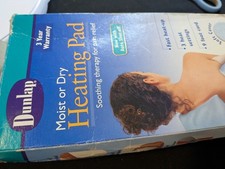 Dunlap Moist or Dry Heating Pad 12x24 Auto Shut-Off with Box