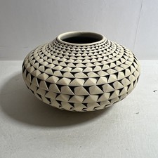 Native American Pottery Laguna Pueblo Seed Pot Robert Kasero Sr Signed OCKSS