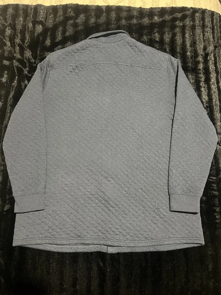 LL Bean Men’s Quilted Button Up Jacket Blue Outdoor Hiking Coat Size XXL Tall - Image 2 of 4