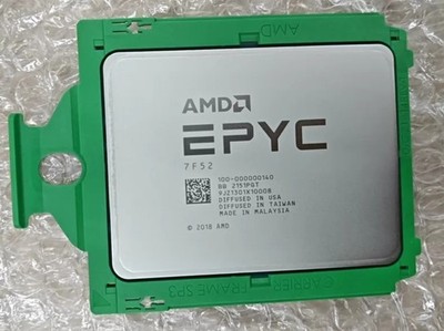 AMD EPYC 7F52 CPU processor 16 cores 32 threads 3.5GHZ up to 3.9GHZ 240w
