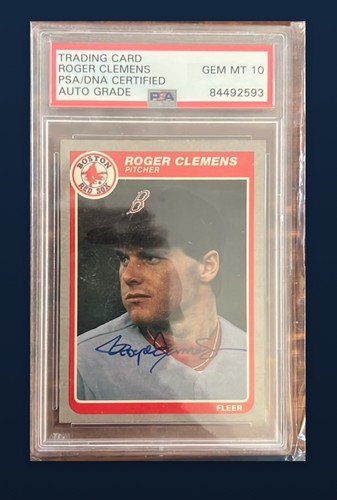 MLB⚾️ROGER CLEMENS (PSA 10 Autograph/ROOKIE Cards)+ (PSA GRADED HOF card)+Bonus - Picture 4 of 8