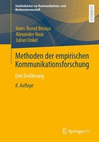 Methoden Der Empirischen Kommunikationsforschung | Eine EinfüHrung | Deutsch