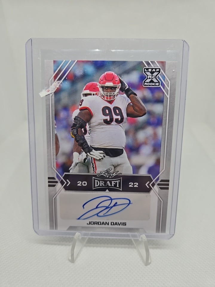 Jordan Davis Leaf Draft Autographs #BAJD3 Base