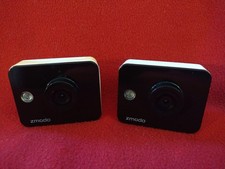 2 Pack Zmodo ZH-IXY1D Mini WiFi Indoor White Two-Way Audio Security Camera LOT 