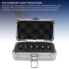 6 Pcs 1.25 Inch Telescope Neutral Density Moon Filter Kit For Lunar Photogr JUDM