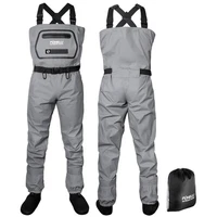 Lightweight Breathable Waders - 3-Layer Nylon Construction