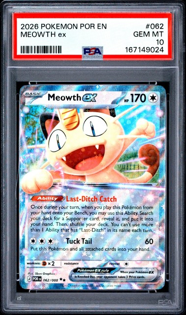 Meowth ex #62 (Perfect Order)