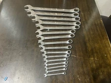 SK Tools 16pc SAE 9/32" to 1 1/16"Combination Wrench Set Made in USA