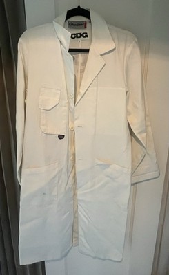 Commes Des Garçons White Lab Coat Size Small