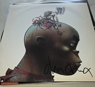 Gorillaz Albumeinsatz signiert von Damon Albarn Echtheitszertifikat (1)