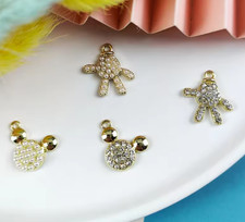 Lot Cartoon Metal Charms DIY Earring Keychain Jewelry Making Pendants