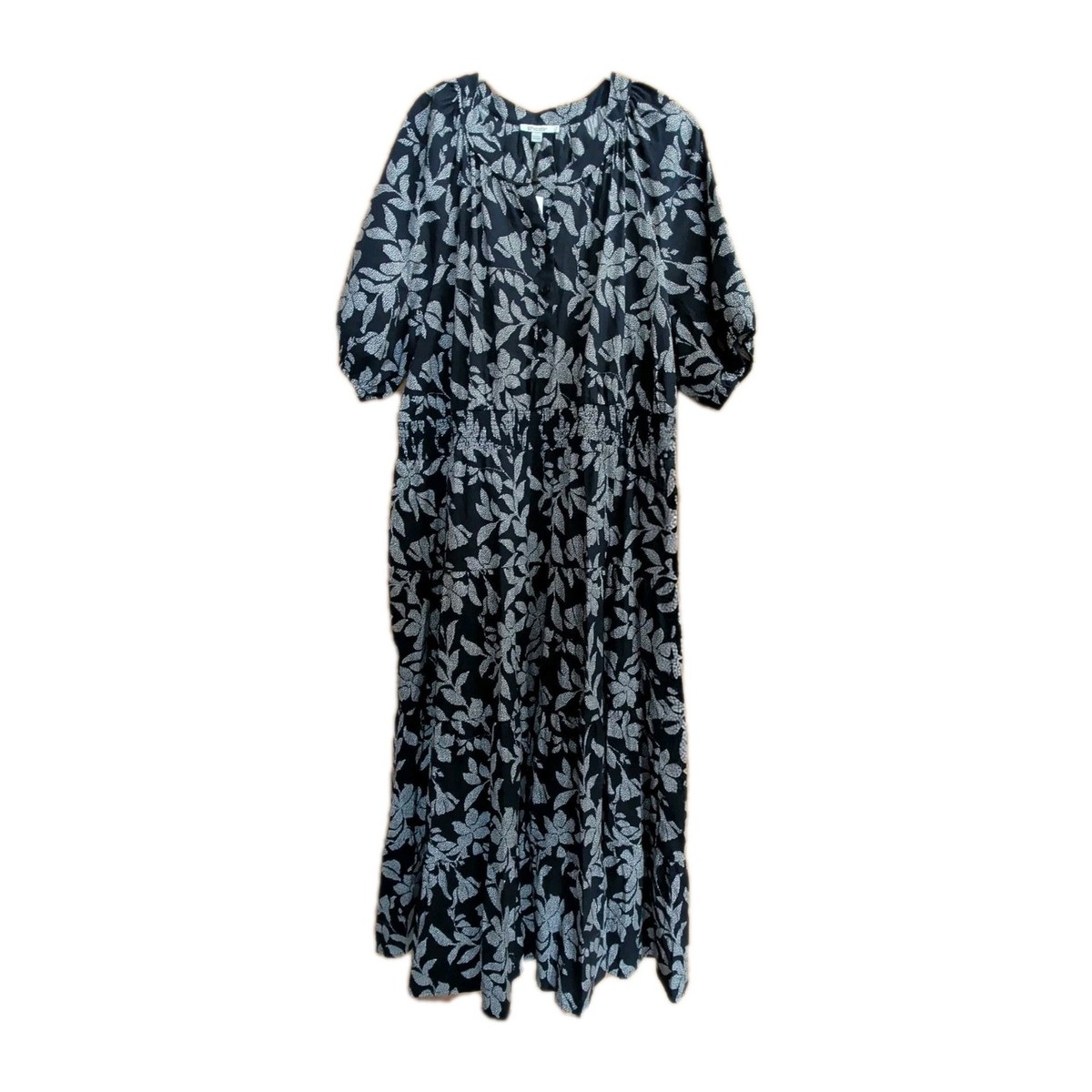 NWT Chicos Poplin Smocked Waist Maxi Dress Sz 20 Blue Floral Wedding Guest | eBay NWT Chicos Poplin Smocked Waist Maxi Dress Sz 20 Blue Floral Wedding Guest | eBay
