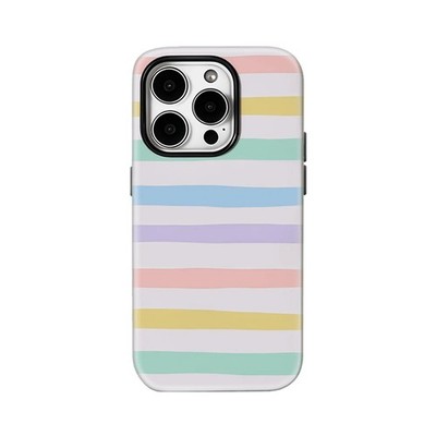 Rainbow Stripes Hülle für Apple iPhone 17 16 15 14 13 12 11 Pro Max Plus Air